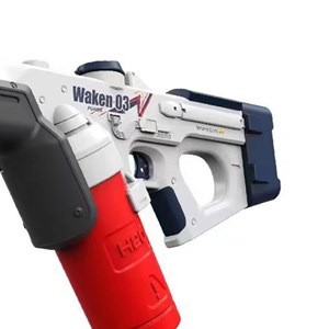 اسباب بازی تفنگ آب پاش شارژی سفید Electric Water Gun WAKEN 03_اسباب بازی تفنگ